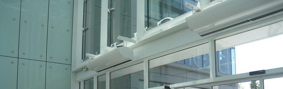 Air conditioned entrances Air conditioned entrances