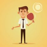 Hot weather. Vector flat cartoon illustration